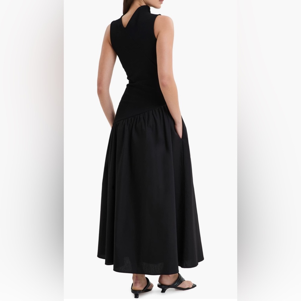 Marcella Elegant Black Maxi Dress - Picture 3 of 11